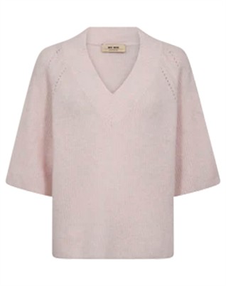 MMTaci 3/4 V-Neck Strick - Ballet Slipper